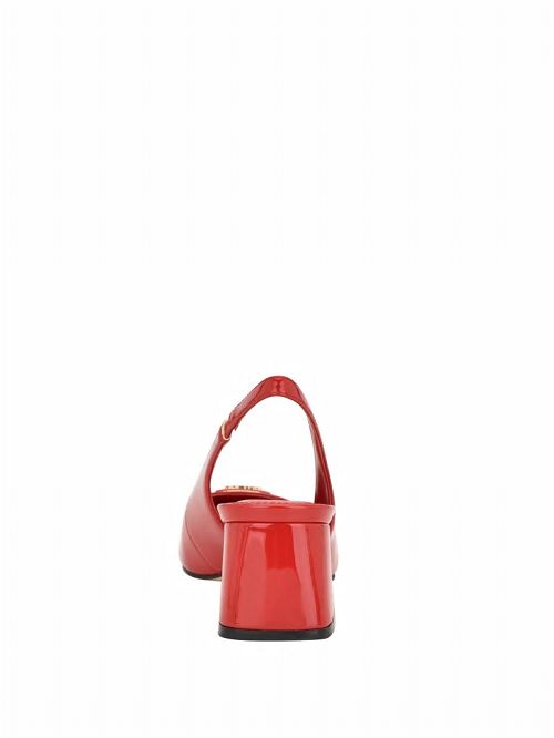 Guess Zanda Slingback Block Heels Rood | GUESS-SN29844