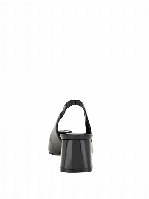 Guess Zanda Slingback Block Heels Zwart | GUESS-SN29868