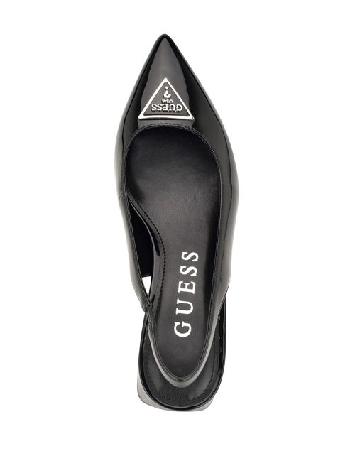Guess Zanda Slingback Block Heels Zwart | GUESS-SN29868