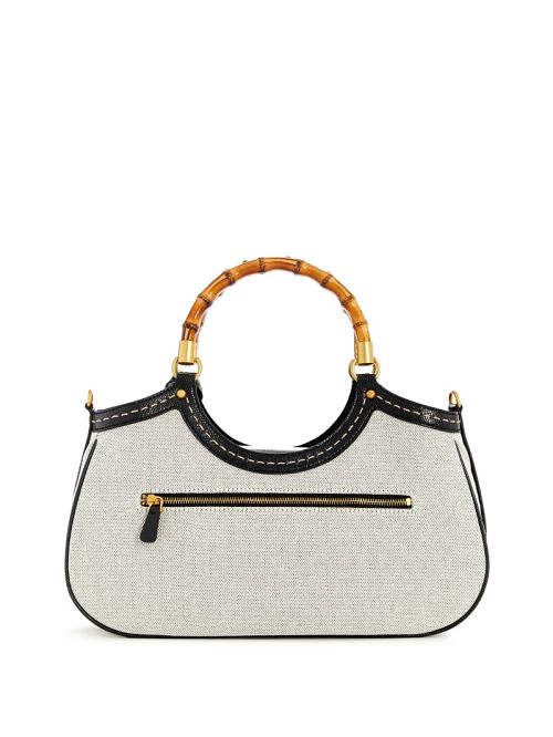 Guess Zarby Large Satchel Zwart | GUESS-SN28757