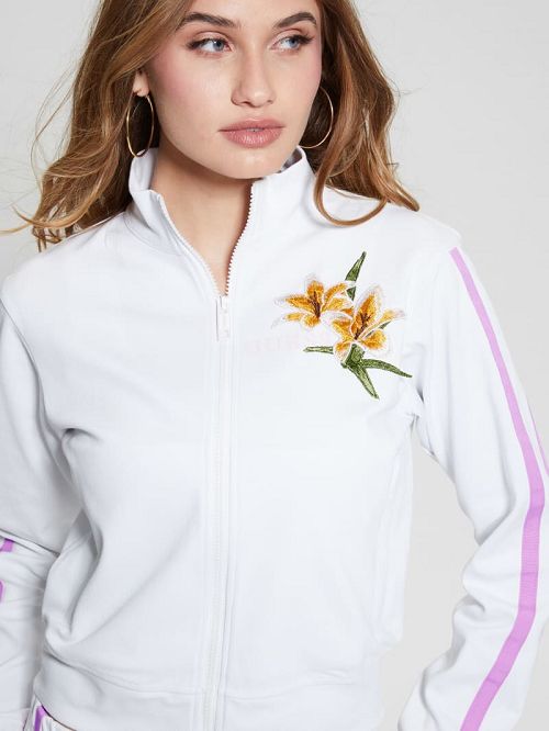 Guess Zoey Track Jacket Wit | GUESS-SN28377
