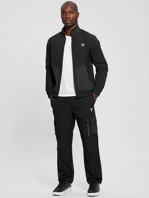 Guess Zubin Cargo Pants Zwart | GUESS-SN31483