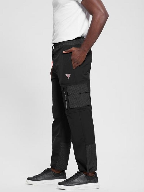 Guess Zubin Cargo Pants Zwart | GUESS-SN31483