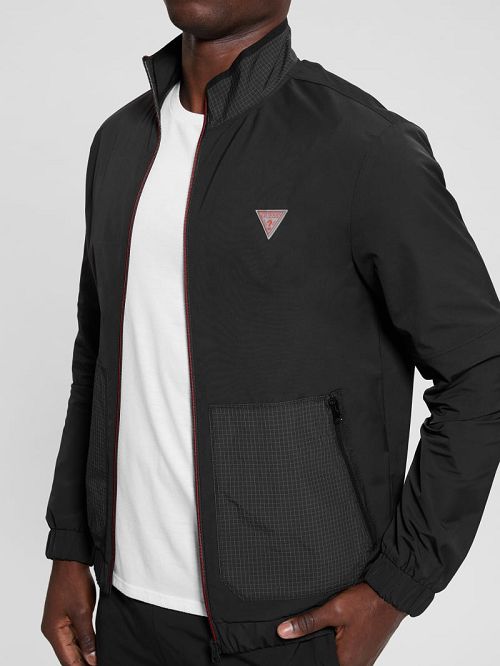 Guess Zubin Track Jacket Zwart | GUESS-SN31535